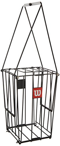 Wilson Unisex Adult Ball Pick Up Basket Tennis Ball Collection Pick-Up Basket, 75 Tennis Balls Capacity, NS