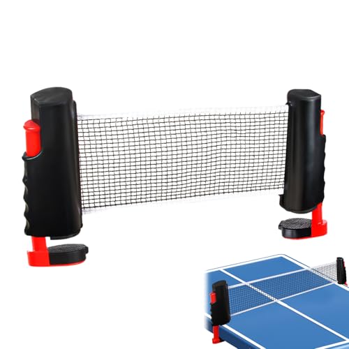 Genérico Table Tennis Net - Sports Replacement | Adjustable Tennis Net for Indoor and with Poles, for Practice Training and Play Both Indoor and Outdoor in Any Type of