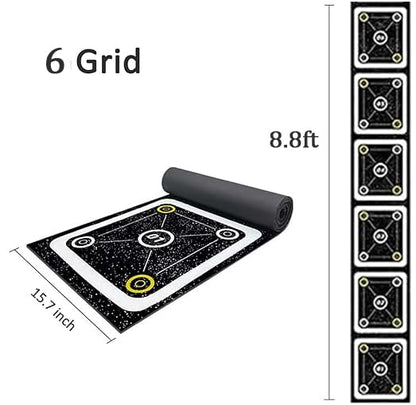 Rubber Agility Ladder 8.8 Ft Non-Slip Speed Agility Training Ladder for Soccer Footwork Training，Flat Agility Ladder for Children's Physical Training Equipment - color: 8.8 ft
