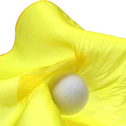 Gejoy 12 Pcs Football Penalty Flag Set - Tossing Flags for Sports Fans, Referees, Parties(Yellow)