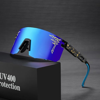 FIXEROS Polarized Youth Baseball Sunglasses for Age 8-16 Boys Girls UV400 Kids Cycling Eyewear Teenagers Sports Glasses - color: Fay15