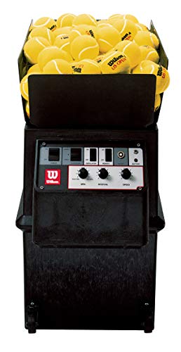 Wilson Portable Tennis Ball Machine. Speed 75 MPH. Variable Topspin/Underspin. Random Oscillatror. Electronic Elevation. from The #1 Name in Tennis - Wilson Sports