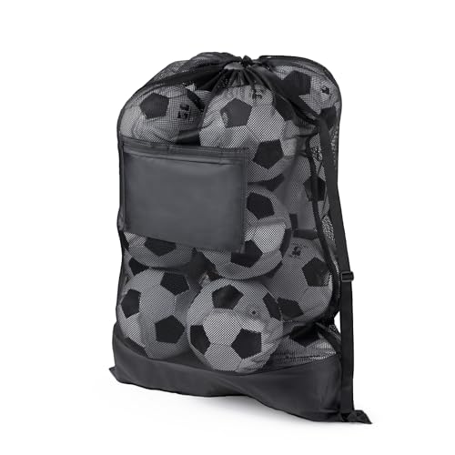 OrgaWise Thickened Extra Large Soccer Ball Bag Tested to Hold over 75 lbs