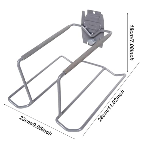 Tennis Racket Storage Rack Display Racks, Tennis Racket Holder, Holds Six Balls and Four Rackets, Wall Garage Organizer for Badminton Tennis Pingpong