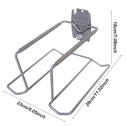Tennis Racket Storage Rack Display Racks, Tennis Racket Holder, Holds Six Balls and Four Rackets, Wall Garage Organizer for Badminton Tennis Pingpong