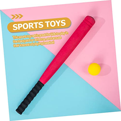 Balacoo Wear Resistant EVA Baseball Bat Soft Lightweight Outdoor Sports Training for Boys Safe Non Toxic Material for Backyard Play and Skill Development