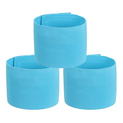 PATIKIL Soccer Captain Armband, Captain Arm Bands for Soccer Elastic Captain Arm Band Sports Captain Armbands - color: Sky Blue