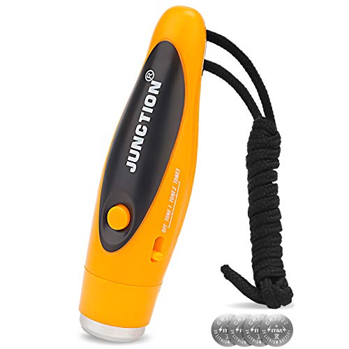 Electronic Whistle, Battery Operated Whistle Adjustable 3 Different Loud Whistle Sounds with Lanyard Handheld Electronic Whistles for Referees Volleyball Coaches Teacher, Soccer Sports Whistle - color: yellow