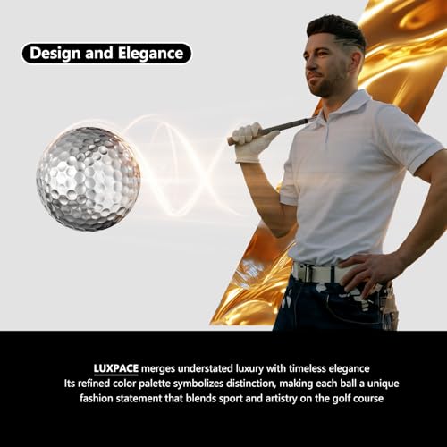 2-Layers Premium Golf Ball - Performance Golf Ball for Distance and Straighter Shots, Personalized Antique Gifts for Men Golf Tees Gift Set