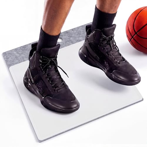 Drydiet Basketball Shoe Traction Mat 30 Sheets for Shoes with 15" x 18" Replaceable Sheets Basketball Portable Traction Pad Grip Enhancer Non Slip Mat for Sports Courts Gym