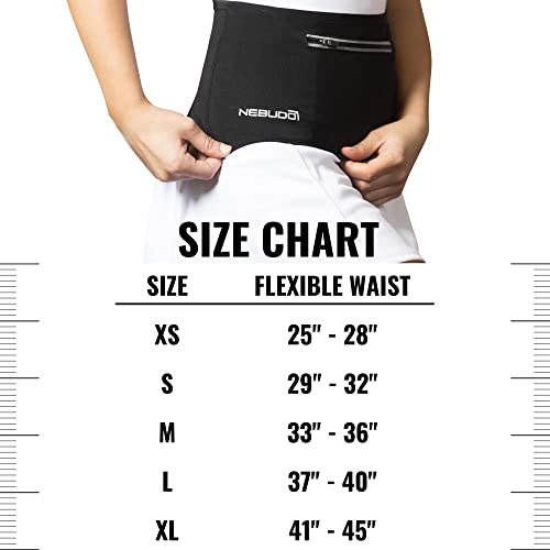 Nebudo Tennis Ball Band Holder Pickleball Tennis Balls Pickleballs Holding Accessory for Women Skirt Men Waist Hip Bags Accessories - size: XL: 41"-45" Flexible Waist