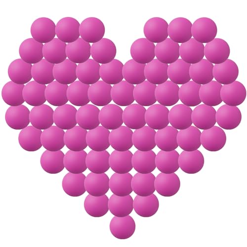 120 Pack Colored Ping Pong Balls, 40mm Table Tennis Balls, Beer Ping Pong Games Fun Arts, Cat, DIY Intellectual Development Tools, Party Decoration Balls - color: Purple