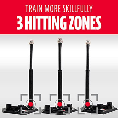 MLB 3 Position Black Batting Tee To-Go