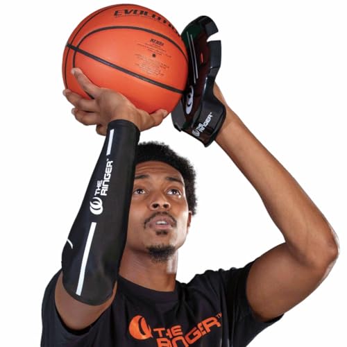 The Ringer Hoops Basketball Training Equipment and Basketball Shooting Aid - Basketball Shot Trainer and Basketball Drills Equipment - Become a Basketball Shooting Machine - size: Youth