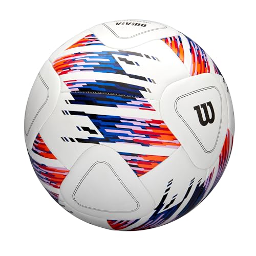 Wilson NCAA Vivido Replica - color: White/Orange/Purple, size: Size 5
