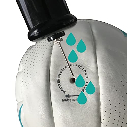 Ball Air Pump with Needle, Black, 8”, PVC