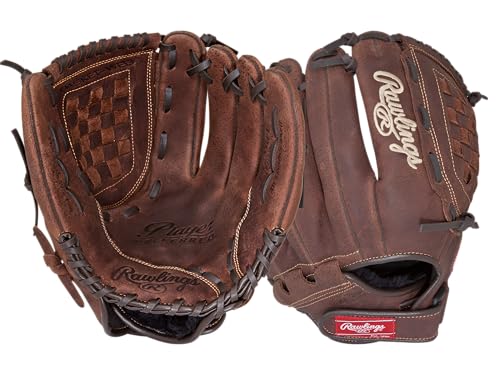 Rawlings | Player Preferred Adult Ball Glove | Baseball/Slowpitch Softball | Multiple Styles - color: Basket Web | Brown, size: 12.5" | Utility