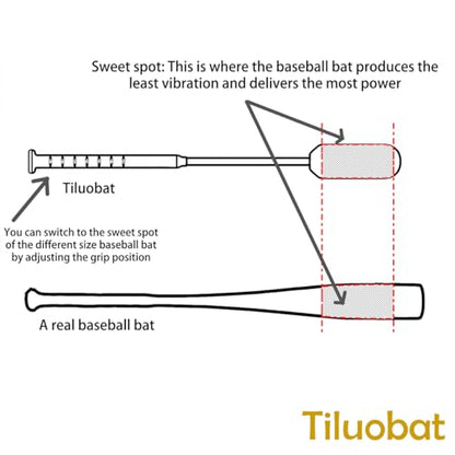 The Yellow Baseball Rope Swing Training bat Comes with 12 Training Balls and 1 bat