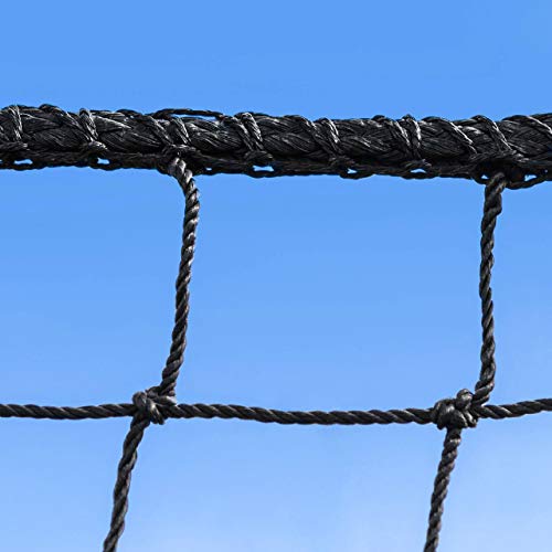 Baseball Backstop Nets | Professional Grade Sports Netting Available in 82 Sizes - 100% Weatherproof with Overlocked Edges - size: 12' x 25'