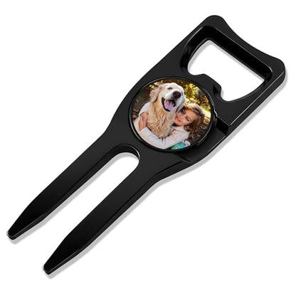 Wolf Golf Towels Custom Divot Repair Tool | 5-in-1 Premium Divot Tool with Ball Marker | Golf Gifts for Men & Women | Golf Accessories for Men & Women