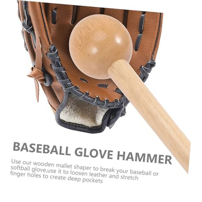 BESPORTBLE Youth Sliding Mitt Mallet Custom Baseball Glove Mallet for Tent Pegs Gloves Brace Sand Rattle Baseball
