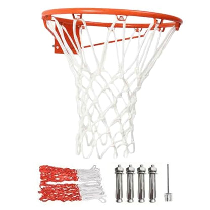 Basketball Hoop Net - Outdoor All Season Replacement, Anti Goal Mesh System, Strong Netting, Long Lasting Rim Fit Accessory | Barn, Yard, Court, Training, Recreation Area Use