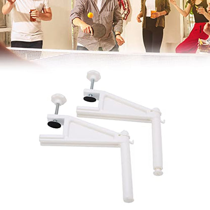 Professional Portable Table Tennis Net with Adjustable Clamp Post Set, Screw Fixation for Indoor Outdoor Play, Nylon Mesh Net with Stable 2.2in Clamping Range