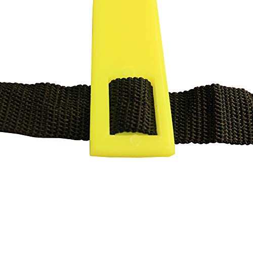Amber Fight Gear Feet Speed and Agility Training Ladder for High-Intensity Training in Boxing, Soccer, Football, Lacrosse, and Ice Hockey - Improve Your Footwork and Coordination, 30 Feet