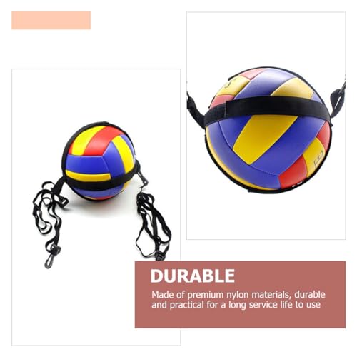 1Set Volleyball Spike Trainer Indoor Practice Equipment for Serving Hitting Jumping Skills Durable Strap for Training Development