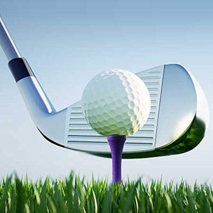 Crestgolf Professional 2 1/8" Deluxe Wood Golf Tees 100pcs - color: Purple