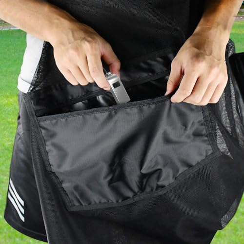 BROTOU Extra Large Mesh Ball Bag, Drawstring Socce Bag for Coach, Use for Basketball, Volleyball, Baseball, Mesh Equipmenbag with Adjustable and Portable Strap - size: 30" x 40"