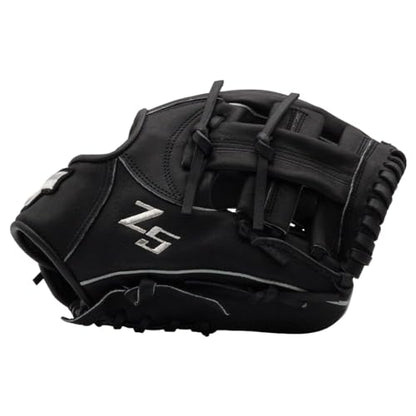 SSK Z5 Training Gear Quick Hands Infield Baseball Training Gloves 8.5” – 9” – 9.5” – 10” – 10.5” Right & Left Hand Throw - color: Black-1050 Single Post, size: 10.5" - Right Hand Throw