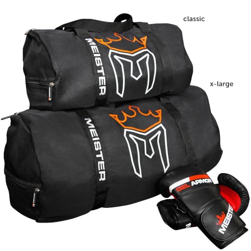 Meister Breathable Chain Mesh Duffel Gym Bag - color: Black, size: Classic 22"x13"x13"