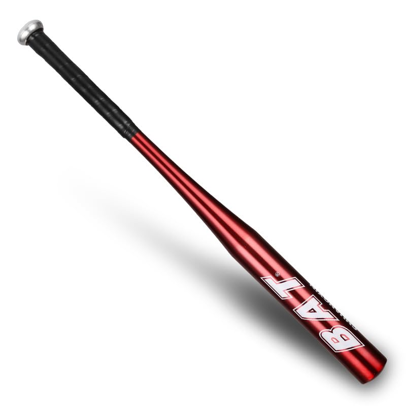 20 Inch Baseball bat Aluminium Baseball Bat Lightweight Youth Adult Outdoor Training and Practise Or Home Protection Baton - color: Black