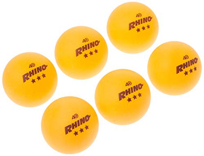 Champion Sports 3 Star Table Tennis Ball Pack – Tournament Size, 40mm Seamless, CTTA & ITTA Approved