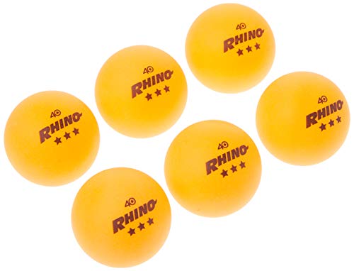 Champion Sports 3 Star Table Tennis Ball Pack – Tournament Size, 40mm Seamless, CTTA & ITTA Approved