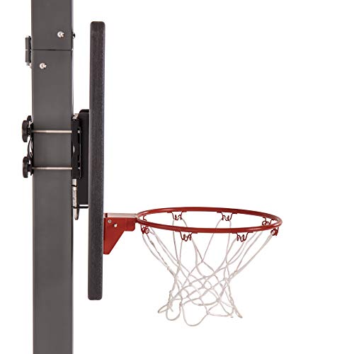 Silverback Junior Youth 33" Basketball Hoop with Lock ‘n Rock Mounting Technology Mounts to Round and Vertical Poles, Black (B8410W)
