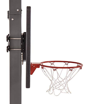 Silverback Junior Youth 33" Basketball Hoop with Lock ‘n Rock Mounting Technology Mounts to Round and Vertical Poles, Black (B8410W)