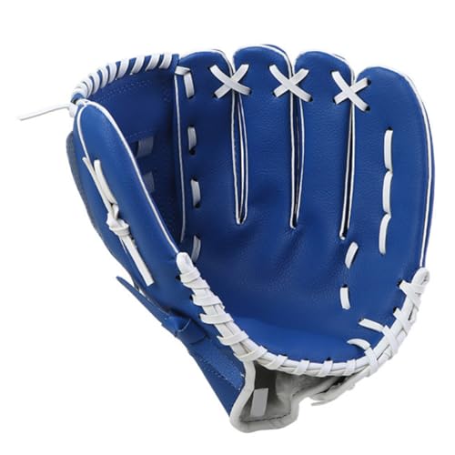 1Pc Lightweight PU Baseball Glove Softball Pitcher Infielder Glove for Breathable Shockproof Sweat Design for Beginners and Youth Training