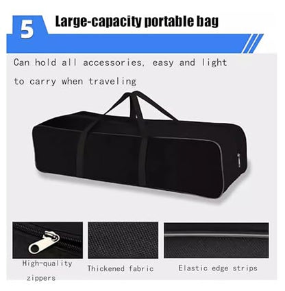 Portable Outdoor Volleyball Net System - Sag-Resistant Design, Complete with Poles, Volleyball, Pump & Carrying Case - Ideal for Beach & Grass Play.