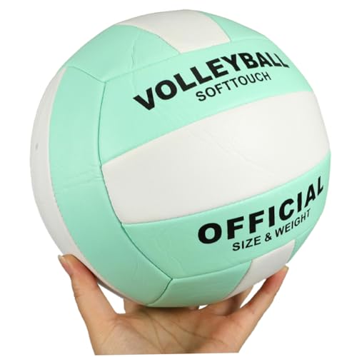 ibasenice 2pcs Adult Volleyball Size 5 Soft Indoor Volleyball Practice Ball Machine-Seamed Explosion-Proof Training Ball for Sports Equipment