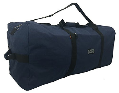 Heavy Duty Cargo Duffel Large Sport Gear Drum Set Equipment Hardware Travel Bag Rooftop Rack Bag - color: Navy, size: 42" x 20" x 20"