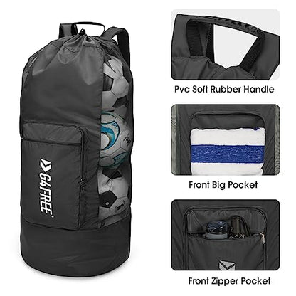 G4Free Extra Large Mesh Ball Carry Bag for Soccer, Basketball, Football, Volleyball, Swim