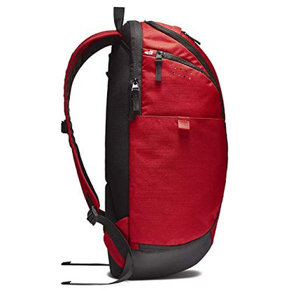 Nike Hoops Elite Hoops Pro Basketball Backpack University Red/Black/Metallic Cool Grey,One Size - color: University Red/Black/Metallic Cool Gre