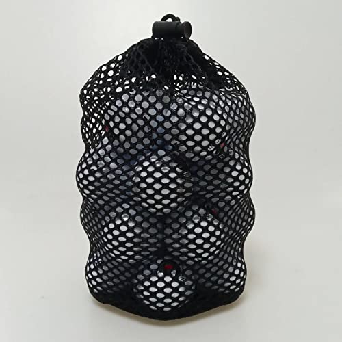 2-Pack Golf Ball & Pickleball Mesh Bag, Golf Balls Bag Sack, Multi-Purpose Net Pouch, Fit for Ping Pong, Table Tennis Ball, Bucket Balls, Household Small Tools Items Storage, Diving