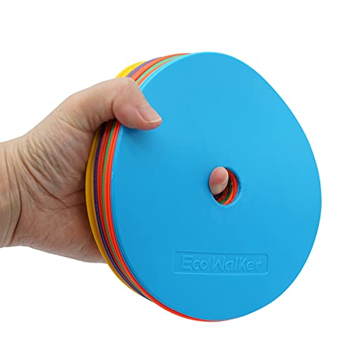 6inch Non-Skid Flat Cone Spot Markers for Sports Speed Agility Training