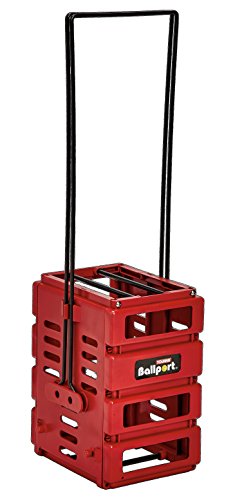 Tourna Mini Ballport Tennis Ball Pick Up Hopper - style: Red