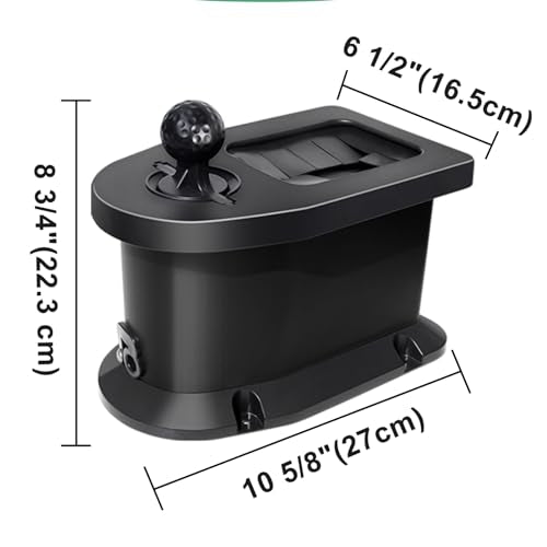 Golf Cart Ball Washer and Club Cleaner Kit with Mounting Bracket, Golf Ball Washer Cleaner for EZGO, Club Car, Yamaha, Advanced EV, Star EV, Universal & Detachable