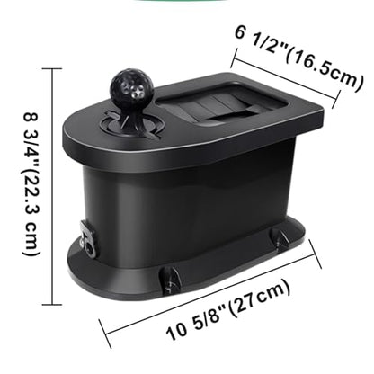 Golf Cart Ball Washer and Club Cleaner Kit with Mounting Bracket, Golf Ball Washer Cleaner for EZGO, Club Car, Yamaha, Advanced EV, Star EV, Universal & Detachable