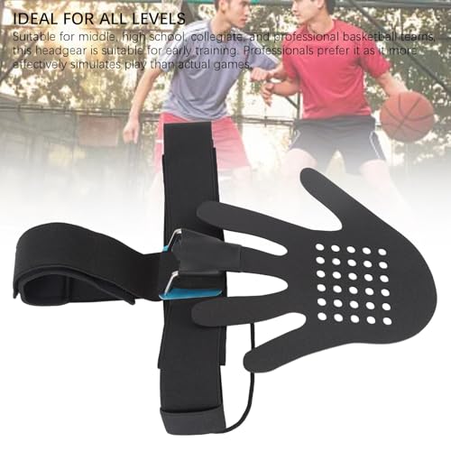 RiToEasysports Face Guard, Adjustable 3D Eye Blocking Guard Basketball Headgear for Dribbling Training